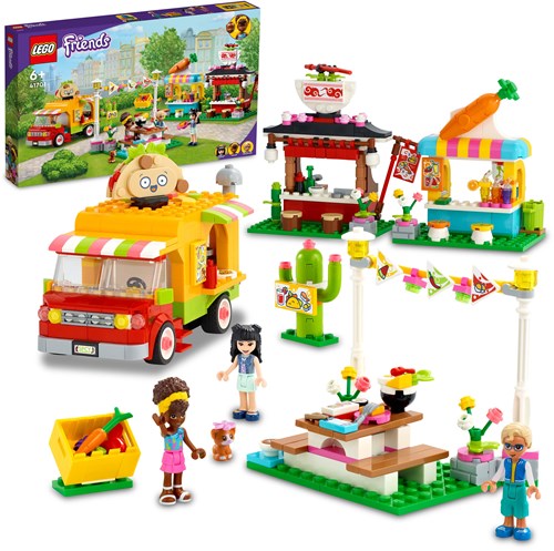 LEGO Friends mercado de comida callejera set de construcción - 41701 juguete-2