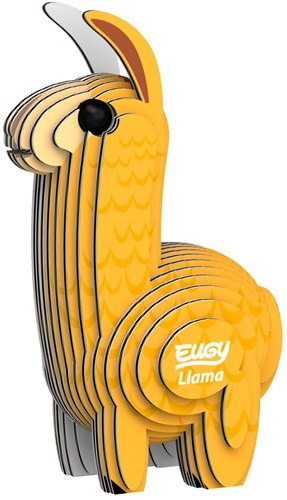 Eugy 3D Modelo animal salvaje llama kit de cartón 6+ juguete educativo