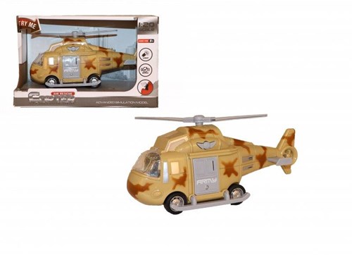 Helikopter frictie met licht en geluid
