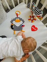 Mom's Care SOFT BABY TOYS Pram Spiral rattle White & Black 5