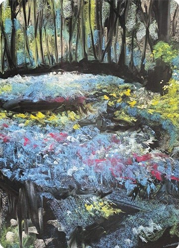 Kapitein Kalk set de tarjetas bosque de primavera arte pizarra 5 piezas