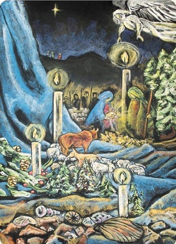 Kapitein Kalk póster dibujo pizarra A4 decoración Adviento