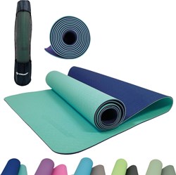 Schildkröt esterilla de yoga bicolor navy mint - esterilla antideslizante 4mm