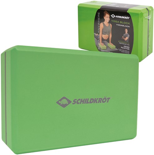 Schildkröt bloque de yoga verde - accesorio fitness para yoga y pilates