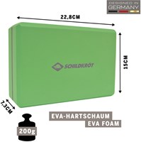 Schildkröt bloque de yoga verde - accesorio fitness para yoga y pilates-2