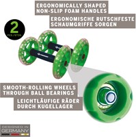 Schildkröt fitness Dual Roller core trainer - rueda abdominal para casa-2
