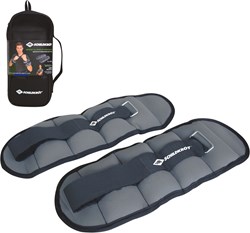 Schildkröt pesas para muñeca y tobillo fitness 2x 1,0kg ajustables