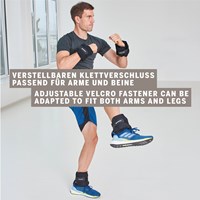 Schildkröt pesas para muñeca y tobillo fitness 2x 2,0kg ajustables-3