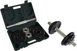 Schildkröt set de pesas fitness mancuernas en práctico maletín