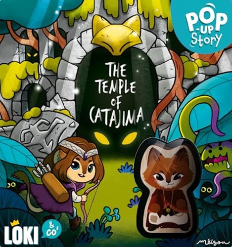 Asmodee juego educativo Pop Up Story The Temple of Catajima cartón