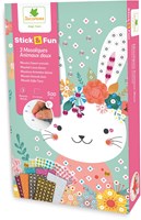 Sycomore juguete mosaico Stick'N Fun animales manualidades creativas