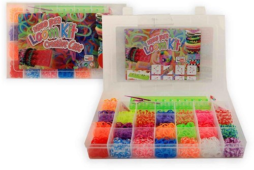 Loombandset 2500-delig in kunststof box