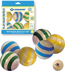 Schildkröt juego de boccia de madera para exterior con bolsa