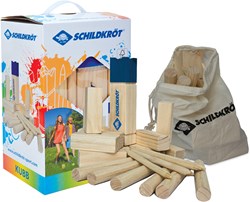Schildkröt Kubb juego de exterior de madera FSC set escandinavo sostenible
