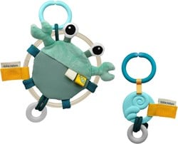 Dolce Toys Colgante de actividad oceánica y anillo de dentición - Cangrejo Shelly