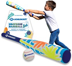 Schildkröt set de béisbol neopreno - bate y pelota suaves para niños