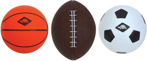 Schildkröt set mini pelotas 3-en-1 juguete deportivo para niños