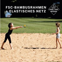 Schildkröt Ogo Sport Set bambú juguete exterior efecto trampolín-3