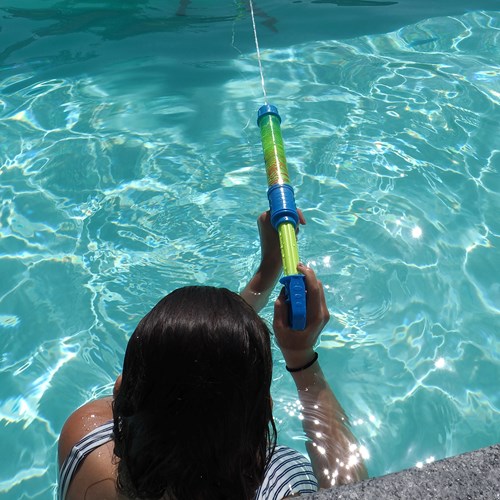 Schildkröt pistola de agua Aqua Blaster 40cm - juguete de verano diversión acuática-2