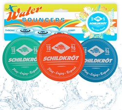 Schildkröt juguete acuático Neoprene Water Bouncers set de 3 piezas