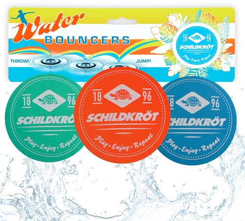 Schildkröt juguete acuático Neoprene Water Bouncers set de 3 piezas