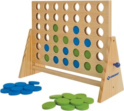 Schildkröt juego de madera 4 en línea XXL madera sostenible FSC