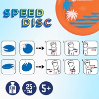 Schildkröt frisbee Speed Disc playa 25cm juguete flexible-3