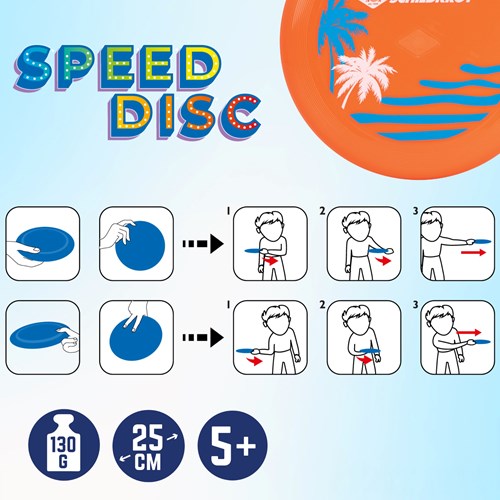 Schildkröt frisbee Speed Disc playa 25cm juguete flexible-3
