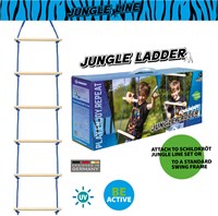 Schildkröt Jungle Line escalera de cuerda para juegos al aire libre-2