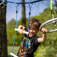 Schildkröt Jungle Line escalera de cuerda para juegos al aire libre-3