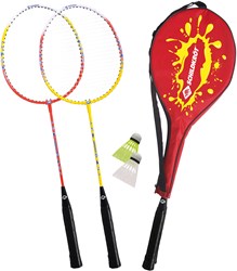 Schildkröt set de bádminton 2 jugadores recreativo con raquetas y volantes