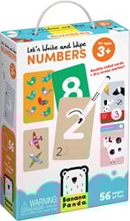 Banana Panda Let's Write and Erase Numbers 3+