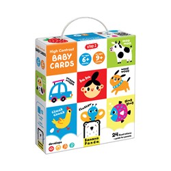 Banana Panda Tarjetas de contraste alto para bebés 6m+ 9m+