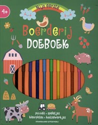 Oogappel Libro de actividades de granja para niños - libro juguete educativo