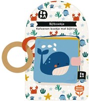 Bora Shop libro de dentición marino para bebés - libro de tela suave con anillo