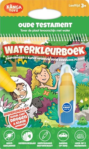 Kok libro para colorear con agua historias bíblicas Antiguo Testamento niños