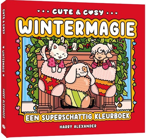 MUS Creatief libro para colorear magia invernal - Cute & Cosy libro de Navidad