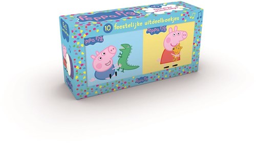 Big Balloon Folletos de cartón Peppa Pig 2x5. 9x9cm.