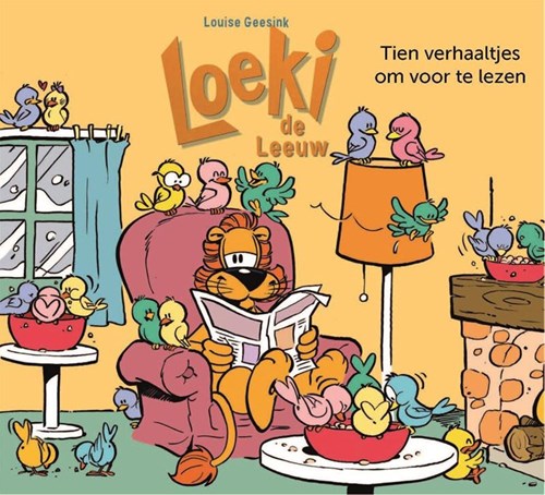 Big Balloon libro de cuentos Loekie el León, 10 historias para leer a niños