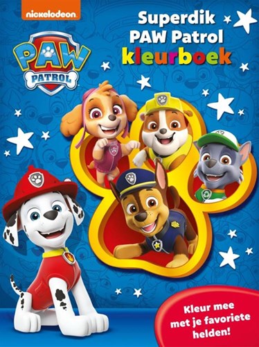 Big Balloon libro para colorear PAW Patrol súper grueso para niños
