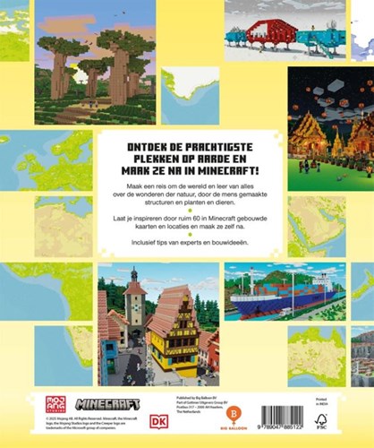 Big Balloon atlas del mundo Minecraft libro para niños a partir de 7 años-2