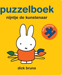 Mercis libro de puzzles Miffy la artista - libro juguete educativo