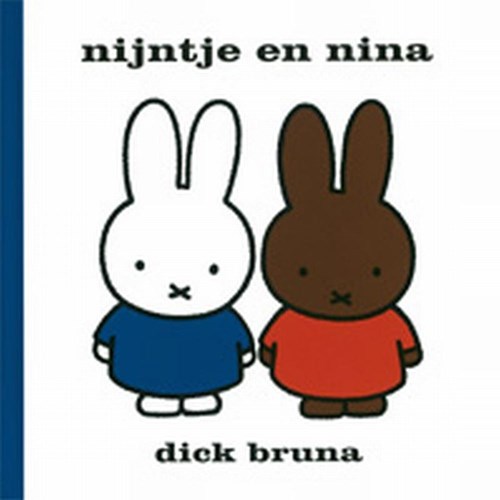 Mercis libro de peluche Miffy y Nina para niños pequeños - amistad