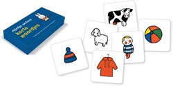 Mercis Nijntje tarjetas educativas palabras cortas 70 piezas para niños