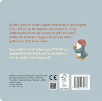 Mercis libro con solapas vehículos cartón Little Dutch 1+ interactivo-2