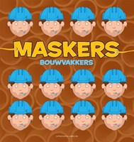 Harlekijn máscaras de trabajadores de la construcción - máscaras creativas para niños