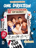 Harlekijn One Direction cuaderno Top Secret - con pegatinas y fotos