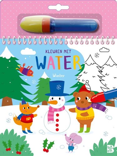 Ballon libro mágico para colorear de invierno con agua 3 plus