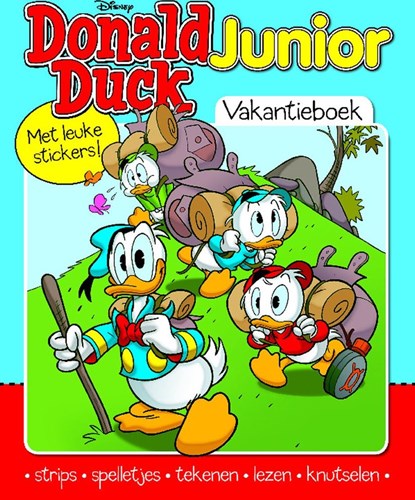 Disney libro de vacaciones Donald Duck Junior con pegatinas y manualidad-2