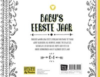 Image Books libro de recuerdos para bebé O'Baby primer año tapa dura amarillo-2